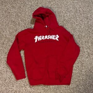 Thrasher Bold Red hoodie
